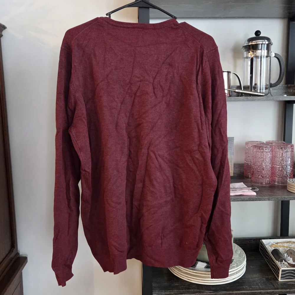 Buffalo David Bitton Men's Red Sweater by Merona XL 70% Viscose